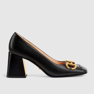 Gucci Mid Heel Pump with Horsebit